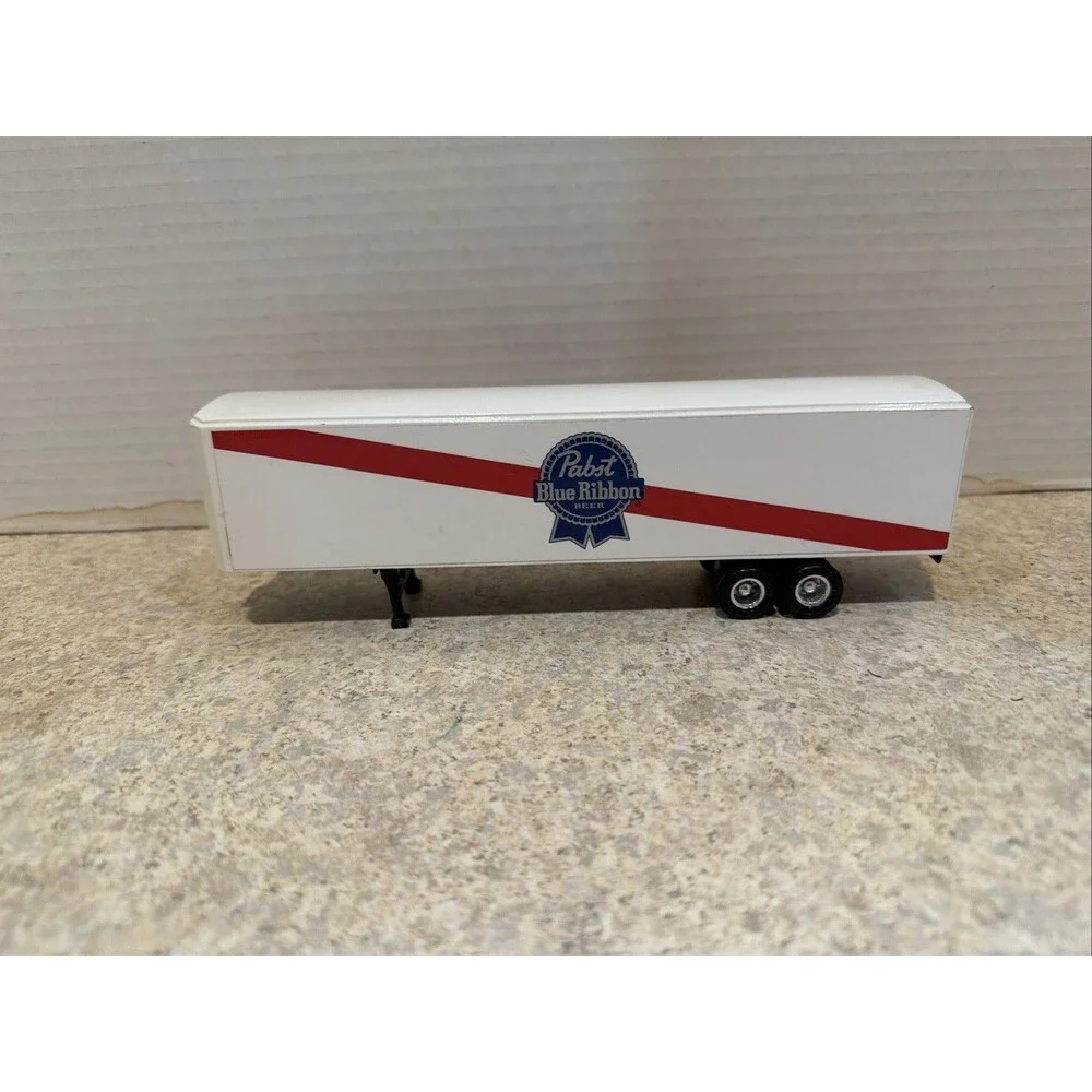 ERTL DIE CAST TRAILER ONLY PABST BLUE RIBBON BEER ORIGINAL BOX 1:64